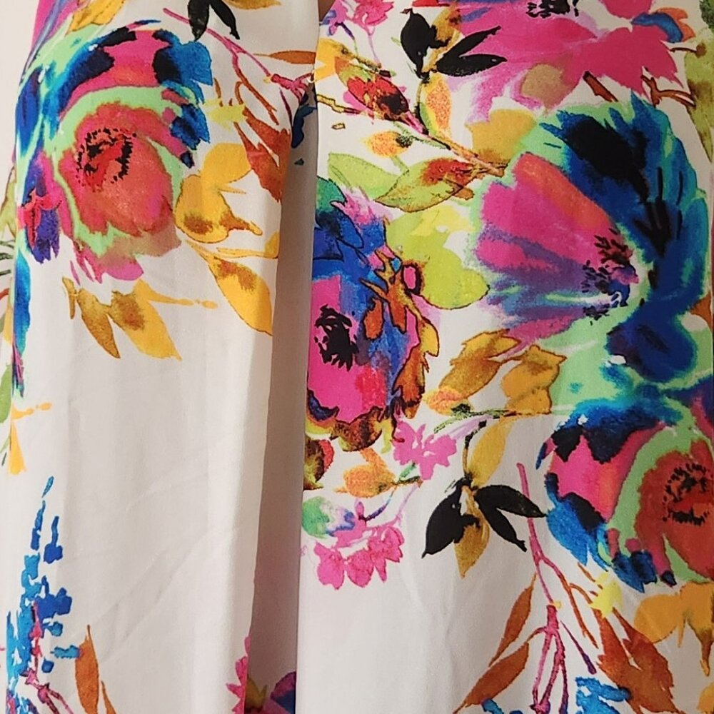 Spense Sleeveless Floral Blouse XL - Picture 3 of 3